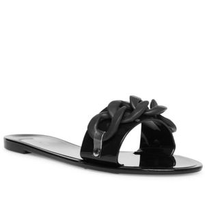 Steve Madden Dovie Black Sandal Slides